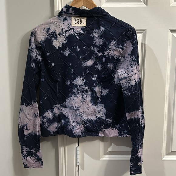 NWOT Free People/ RILEY Vintage Embellished Buttondown Shirt Sz XS Z464 - Picture 3 of 4